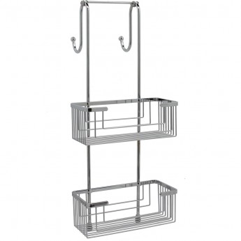 Комплект из держателей и 2-х навесных полок WASSERKRAFT K-71122 Комплект из держателей и 2-х навесных полок WASSERKRAFT K-71122