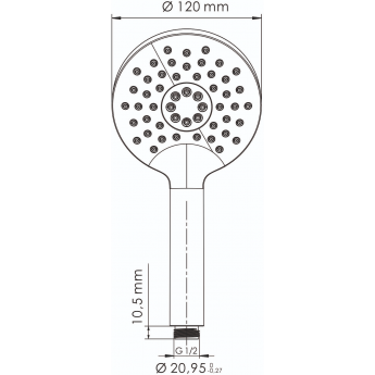 Лейка 3-функциональная WASSERKRAFT A357