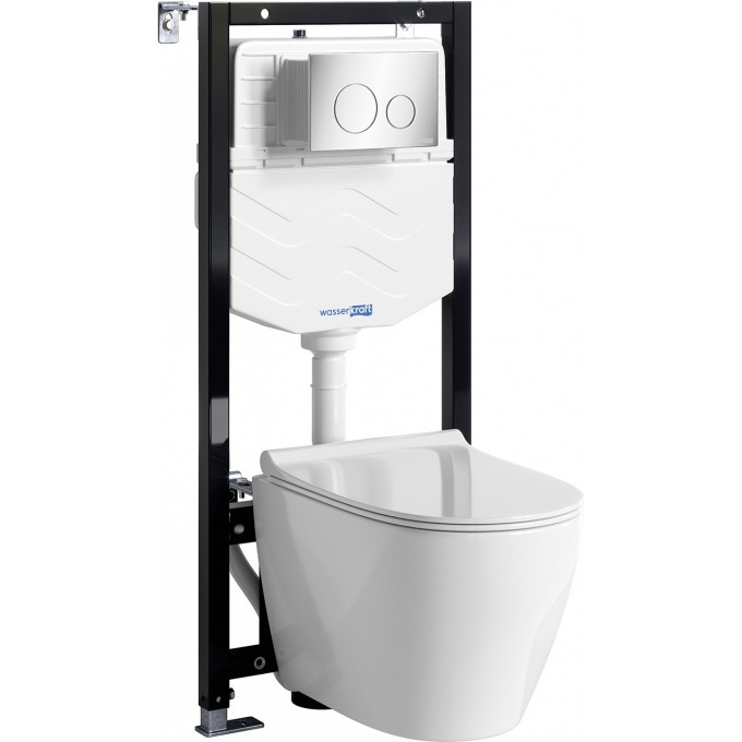 Система инсталляции с унитазом WASSERKRAFT ALLER 10TLT.010.ME.CH02.H002 Система инсталляции с унитазом WASSERKRAFT ALLER 10TLT.010.ME.CH02.H002