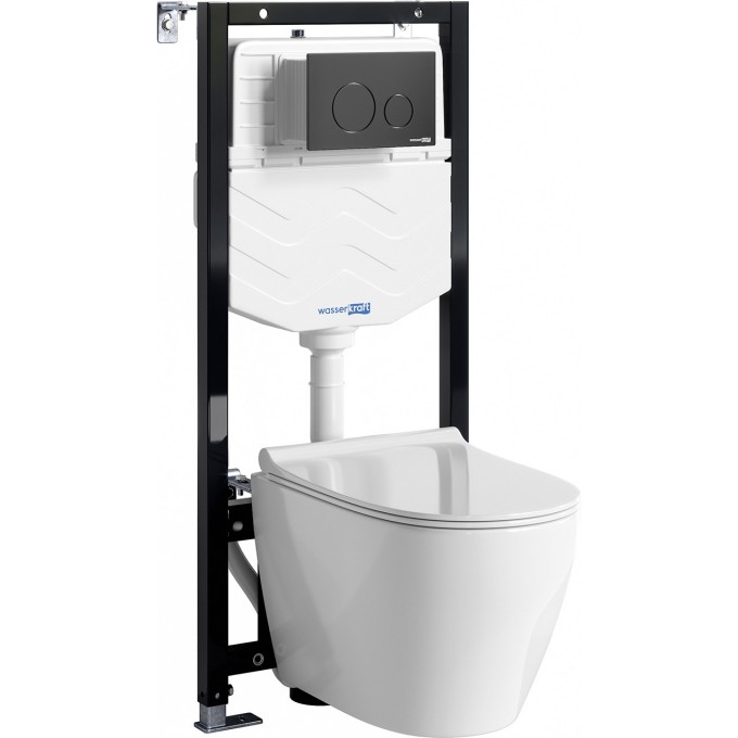 Система инсталляции с унитазом WASSERKRAFT ALLER 10TLT.010.ME.MB02.H002 Система инсталляции с унитазом WASSERKRAFT ALLER 10TLT.010.ME.MB02.H002