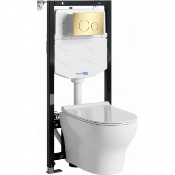 Система инсталяции с унитазом WASSERKRAFT ALLER 10TLT.010.ME.PG02.H001