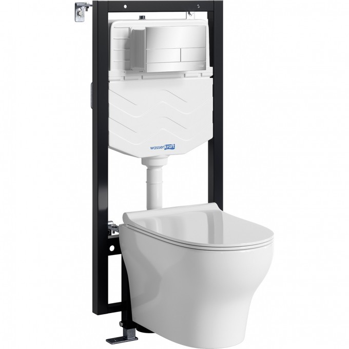 Система инсталяции с унитазом WASSERKRAFT VILS 56TLT.010.ME.CH04.H001 Система инсталяции с унитазом WASSERKRAFT VILS 56TLT.010.ME.CH04.H001