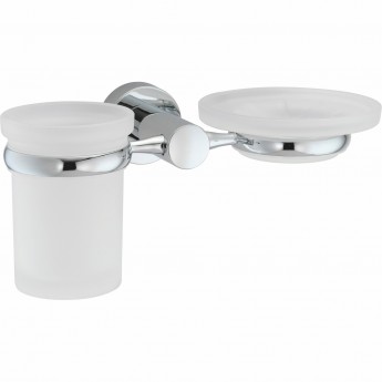 Стакан с мыльницей WASSERKRAFT DONAU K-9426 Стакан с мыльницей WASSERKRAFT DONAU K-9426