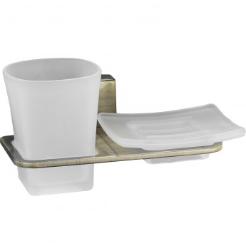 Стакан с мыльницей WASSERKRAFT EXTER K-5226 Стакан с мыльницей WASSERKRAFT EXTER K-5226