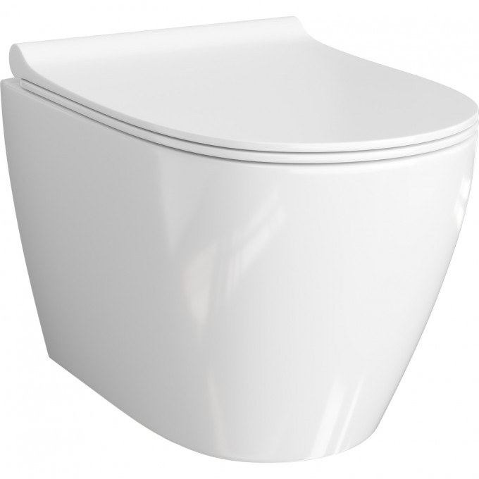 Унитаз с крышкой WASSERKRAFT MINDEL 2 в 1 H002.E034 Унитаз с крышкой WASSERKRAFT MINDEL 2 в 1 H002.E034